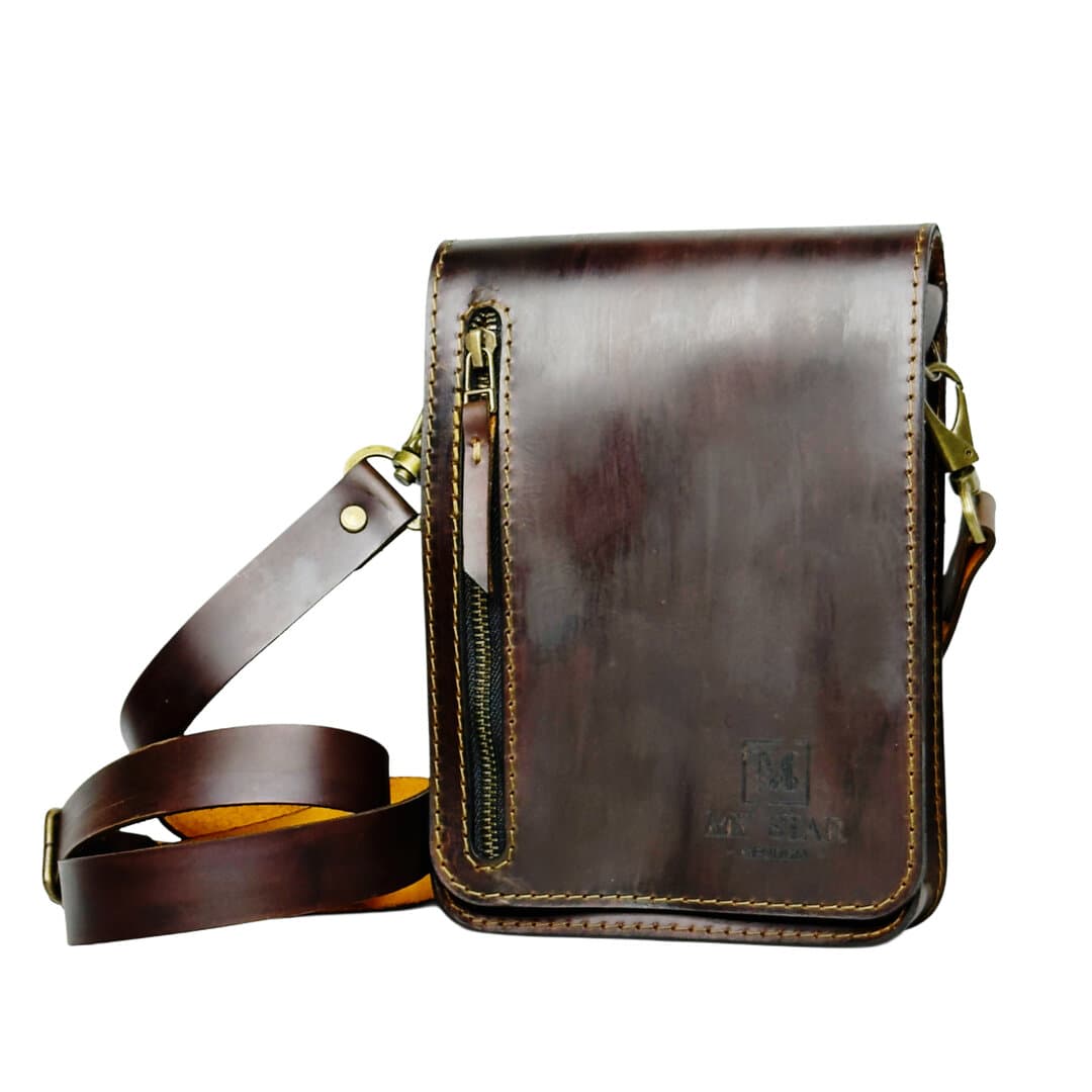 Men's Tobacco-Colored Bag