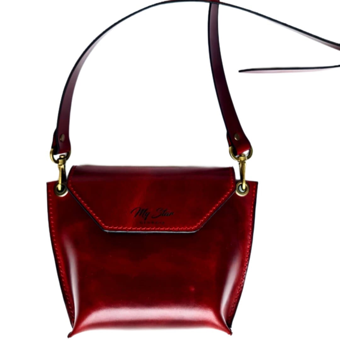 Dark Red Women's Shoulder Bag