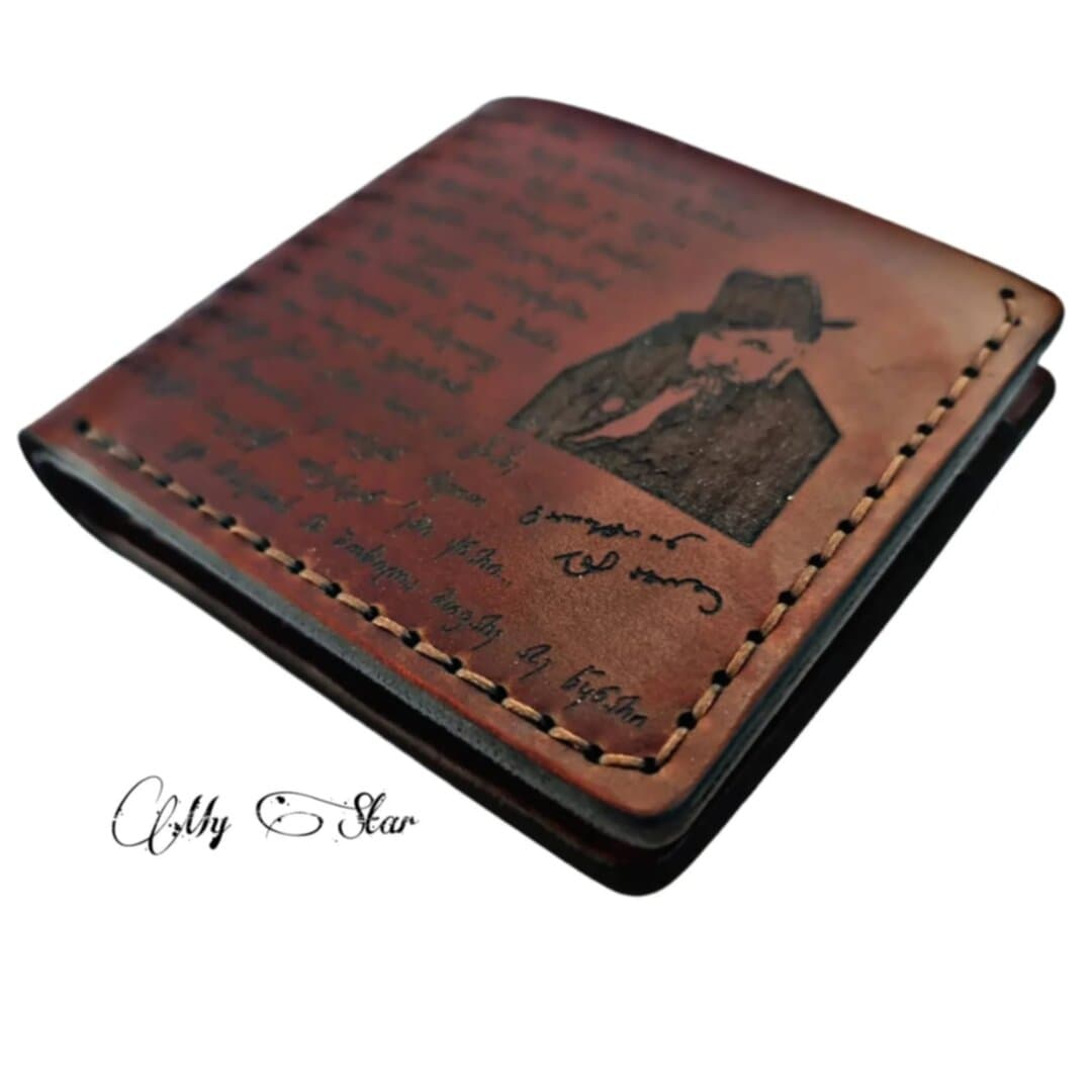 Men's Wallet with Full Engraving